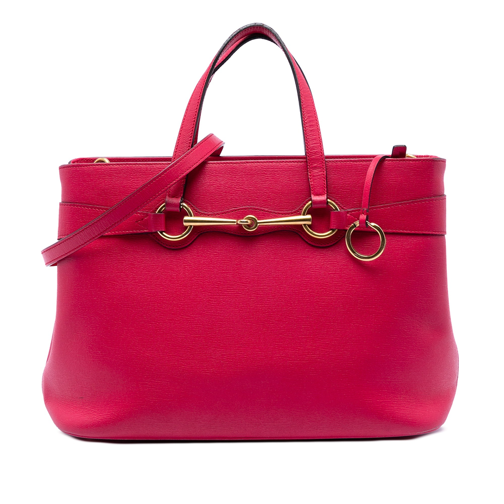 Leather Bright Bit Satchel