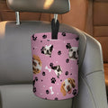 Personalizado 1-3 mascotas cara fotos lindo patas colgando coche papelera Auto accesorios viaje cumpleaños regalo para amantes de las mascotas