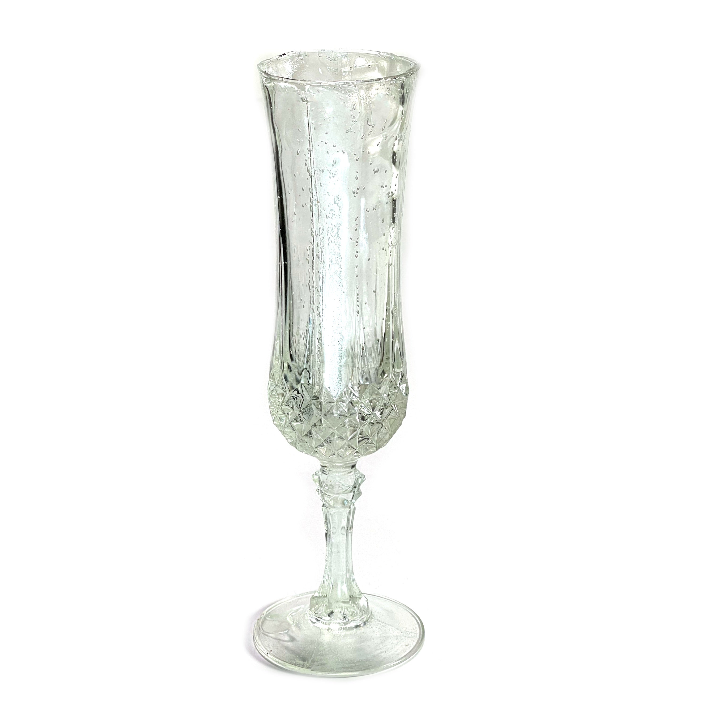 SMASHProps Breakaway Cut Crystal Longchamp Champagne Flute By Prop Money Inc.
