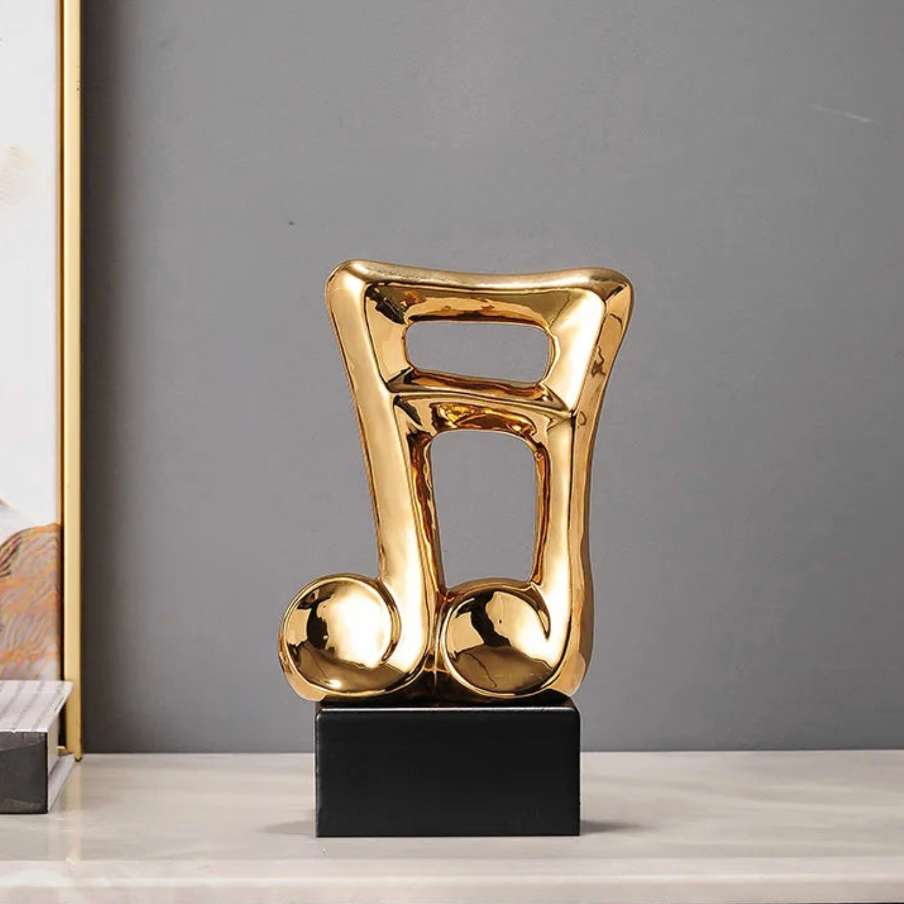 ArtZ® Nota Bene Musical Sculpture - Golden Beam Note