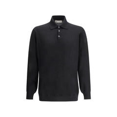 Men's Black Cashmere Dress Shirt