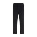Men's Tightly Woven Corduroy Chino Black Cotton