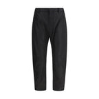 Black Recycled Polyamide Casual Pants