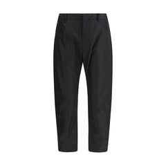 Men's Black Recycled Polyamide Casual Pants