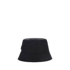 Men's Black Polyamide Bucket Hat