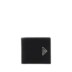 Men's Black Recycled Polyamide Wallet