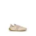 Women's Beige Nylon Athletic Sneakers