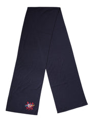 Women's Blue Wool Dg Loves London Neck Wrap Scarf