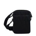 Men's Black Fabric Crossbody Bag