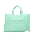 Women's Jacquard-Logo Tote Green Fabric