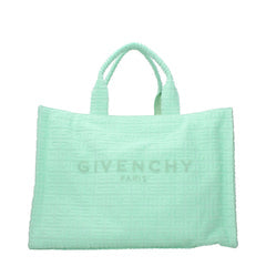 Women's Jacquard-Logo Tote Green Fabric