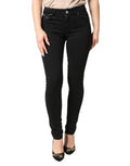 Women's Black Cotton Stretch Skinny Denim Jeans Spandex Clothing