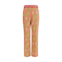 Women's Multicolor Polyester Pants