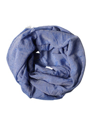 Men's Lace Stole Scarf Blue