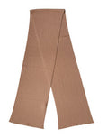 Men's Cashmere Knitted Neck Wrap Scarf Brown