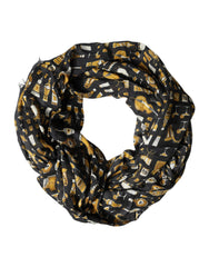 Men's Jazz Club Print Scarf Black