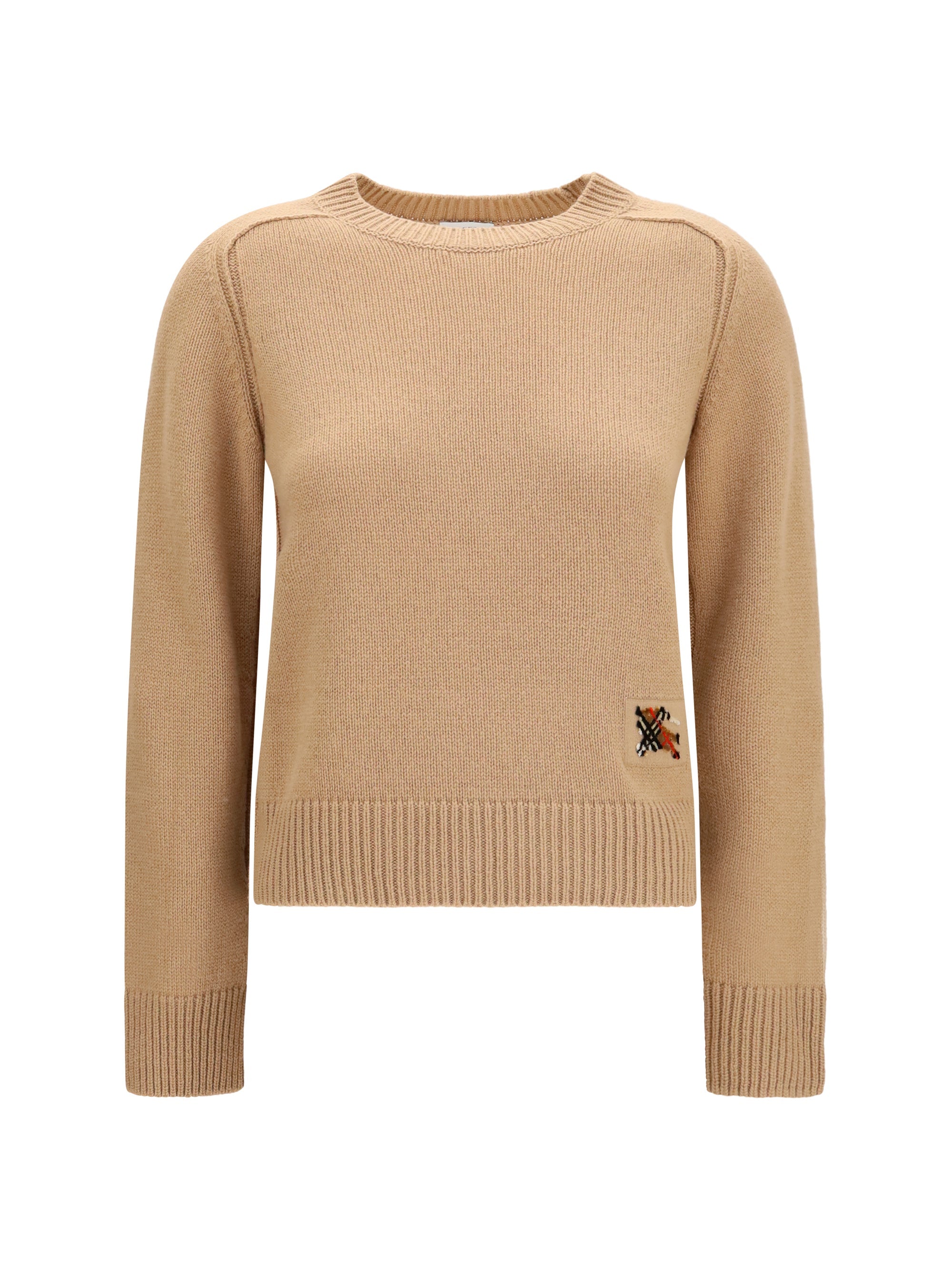 Burberry Wool and Cashmere Sweater — Camel