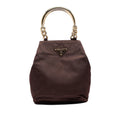 Tessuto Metal Handle Bag