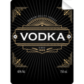 Premium Vodka Bottle Self Prop Adhesive Label By Prop Money Inc.