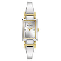 Bulova Stainless Steel Two-Tone Watch — Silver