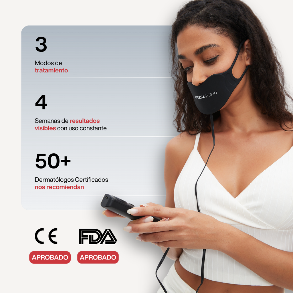 Máscara de Labios LED Infrarroja 850nm Silicona Médica