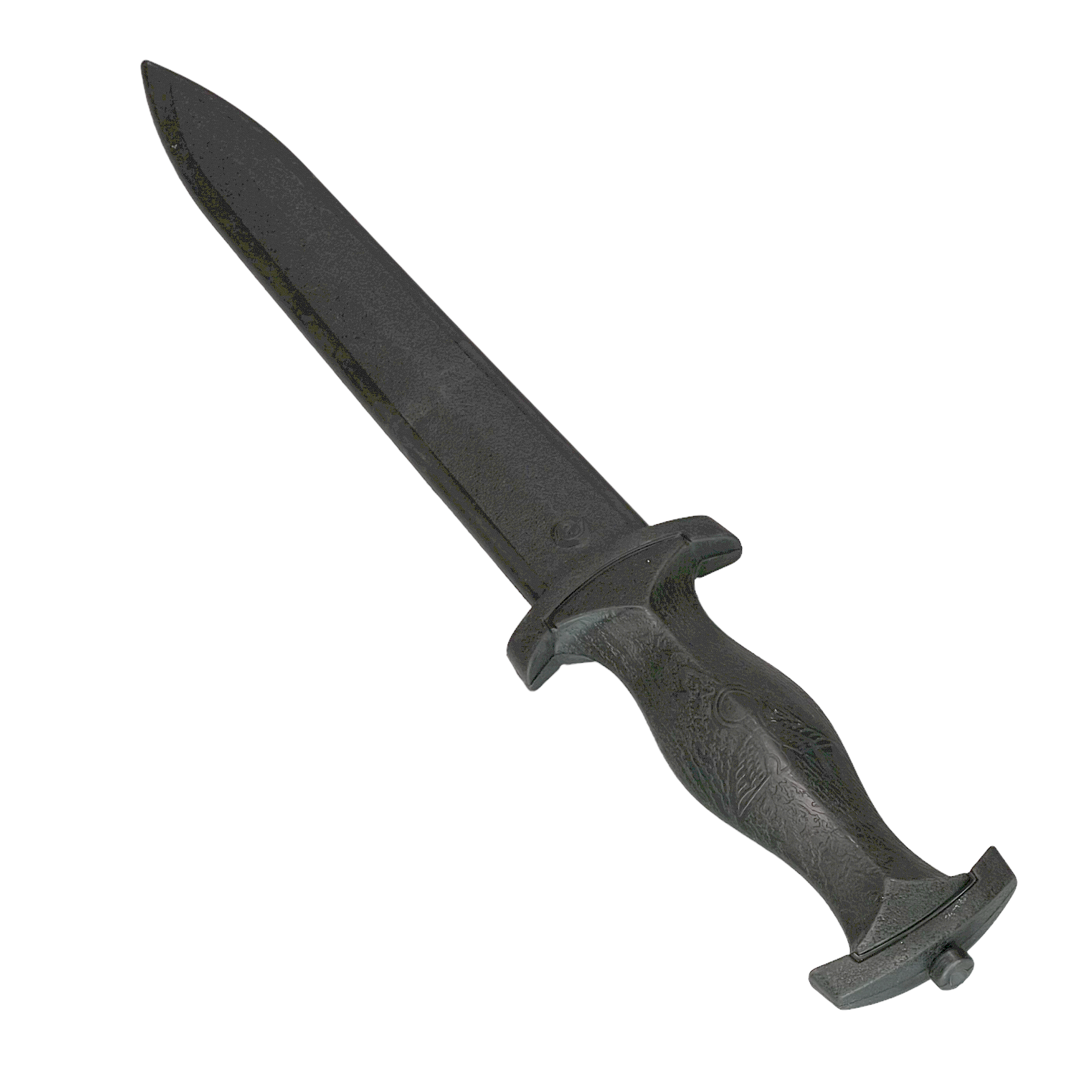 Long Spear Pointed Dagger Poly Training Knife Prop with 8.5 Inch Blade and Grooved Wood Grained Textured Handle By Prop Money Inc.