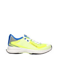 Men's Yellow Fabric Athletic Sneakers