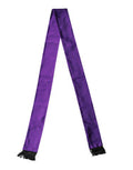 Men's Violet Silk Fringes Neck Wrap Foulard Scarf