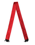 Men's Red Silk Fringes Neck Wrap Foulard Scarf
