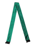 Men's Green Silk Fringes Neck Wrap Foulard Scarf