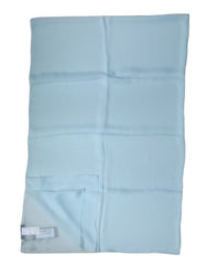 Men's Silk Neck Wrap Scarf Blue
