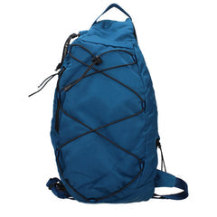 Men's Blue Fabric Crossbody Bag