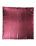Men's Metallic Pink Silk Square Foulard Scarf Pl+se