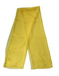 Yellow Silk Stole Neck Wrap Shawl Men 200cm X 130cm Scarf
