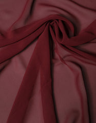 Maroon Silk Stole Neck Wrap Shawl Men 200cm X 130cm Scarf