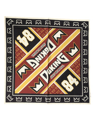 Multicolor Dg King Square Foulard Men 50.5cm X 50cm Scarf