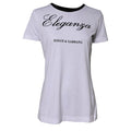 Women's Eleganza T-Shirt White Cotton
