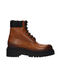 Women's Brown Leather Ankle Boots