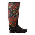 Women's Black Polyvinyl Rain Boots