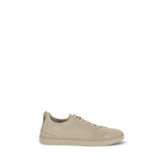 Men's Gray Rubber Low Top Sneakers