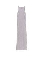 Pinko Dresses Grey Viscosa Fibra Metallizzata - XS