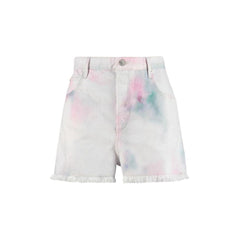 Women's Multicolor Denim Shorts