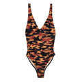 Women's Multicolor Polyester One-Piece Swimsuit Clothing