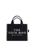 Marc Jacobs Logo-Embroidered Canvas Tote Bag — Black