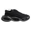 Women's Black Slip On Low Top Wave Sneakers Shoes Polyester Viscose