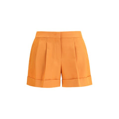 Women's Orange Wool Oves Aries Bermuda Shorts