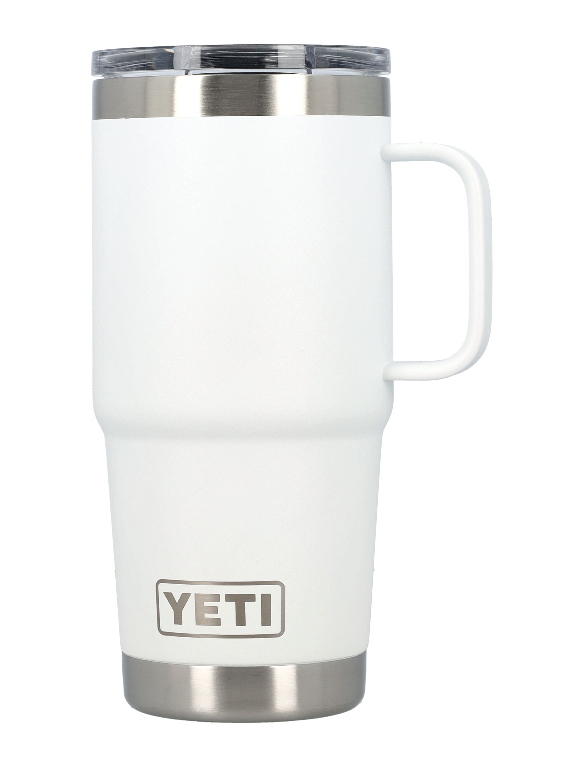 20 OZ Rambler travel White Steel Bottle