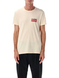 Maison Margiela Overdyed Cotton Im a Fan T-Shirt Natural