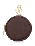 Carhartt WIP Clarton nylon zip wallet Tobacco