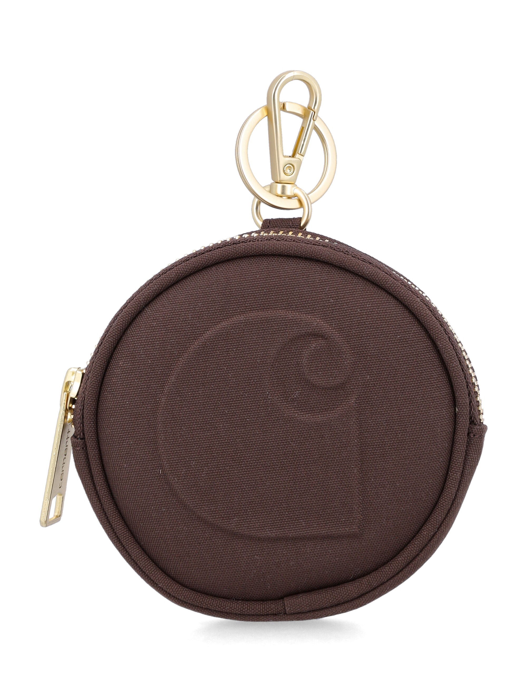 Carhartt WIP Clarton nylon zip wallet Tobacco